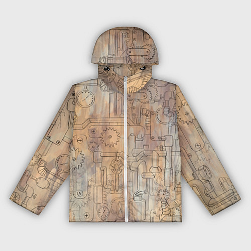 Женская ветровка Стимпанк элементы / 3D-Белый – фото 1