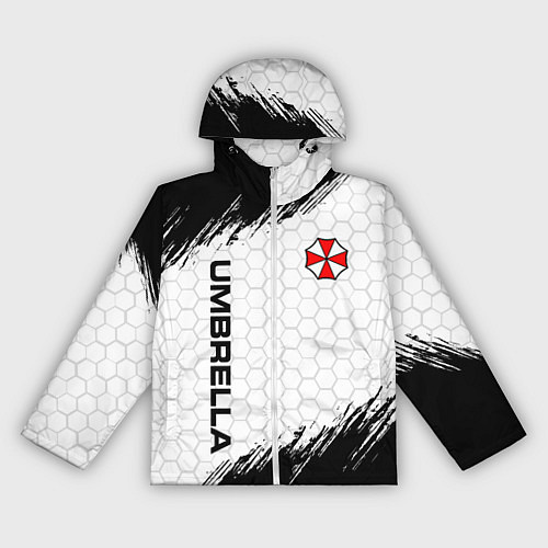 Женская ветровка Амбрелла - белые соты / 3D-Белый – фото 1