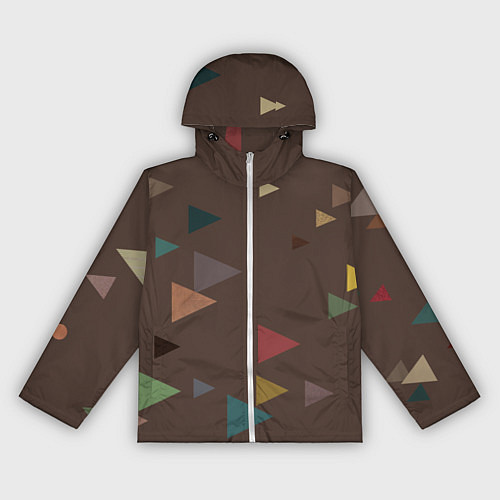 Женская ветровка Осень палитра глубокий лес / 3D-Белый – фото 1