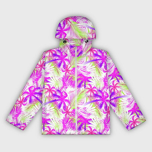 Женская ветровка Palm tree pink / 3D-Белый – фото 1