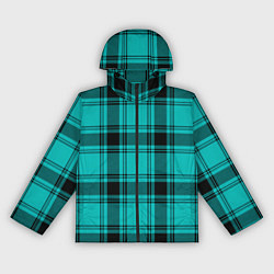 Ветровка с капюшоном женская Checkered blue, цвет: 3D-черный