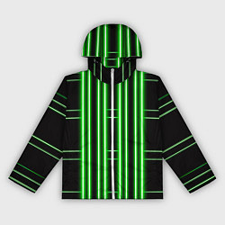Ветровка с капюшоном женская Neon green, цвет: 3D-белый