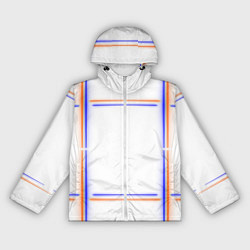 Женская ветровка Neon white orange light blue