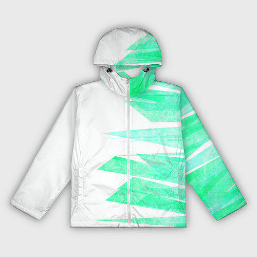 Женская ветровка Color white light blue strip / 3D-Белый – фото 1
