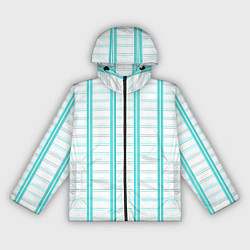 Ветровка с капюшоном женская Color white cage, цвет: 3D-черный