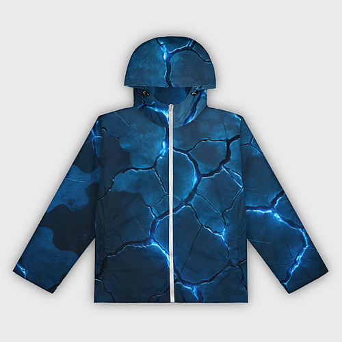 Женская ветровка Неоновые плиты с камуфляжем / 3D-Белый – фото 1