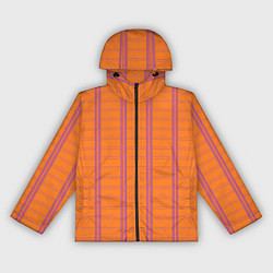 Ветровка с капюшоном женская Color orange cage, цвет: 3D-черный