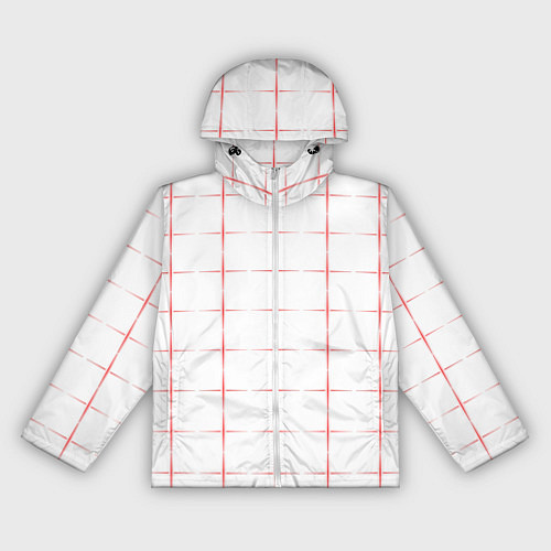 Женская ветровка Color white red crosses / 3D-Белый – фото 1