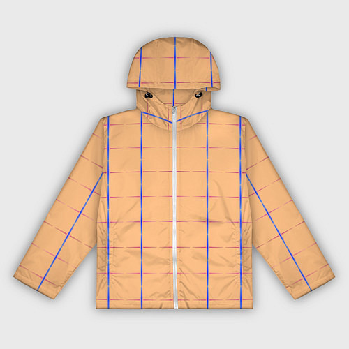 Женская ветровка Color beige blue cross / 3D-Белый – фото 1