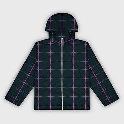 Ветровка с капюшоном женская Color black stripes, цвет: 3D-белый