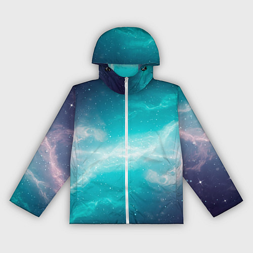 Женская ветровка Галактическое сияние небес / 3D-Белый – фото 1