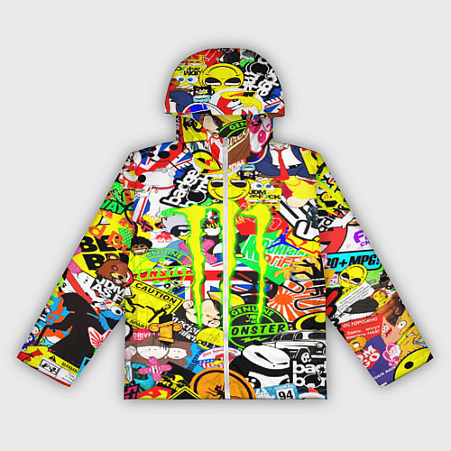Женская ветровка Monster energy бренды / 3D-Белый – фото 1