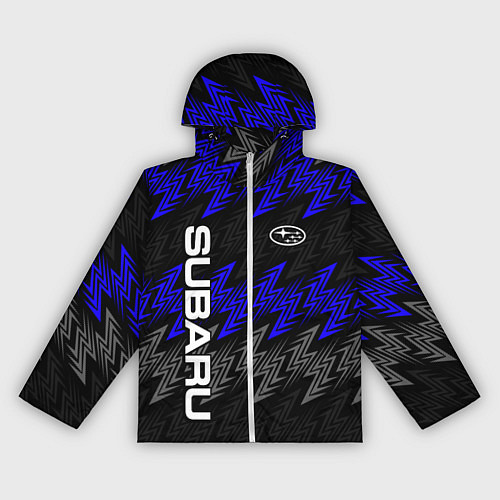 Женская ветровка Субару - blue / 3D-Белый – фото 1