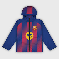 Ветровка с капюшоном женская Барселона домашняя форма 2025 2026, цвет: 3D-черный