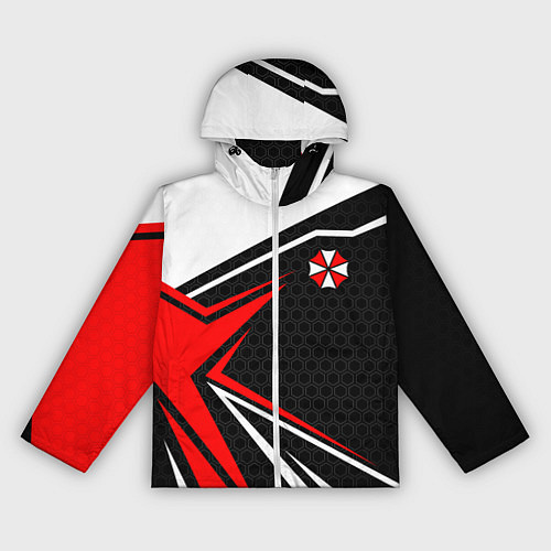 Женская ветровка Umbrella - red uniform / 3D-Белый – фото 1