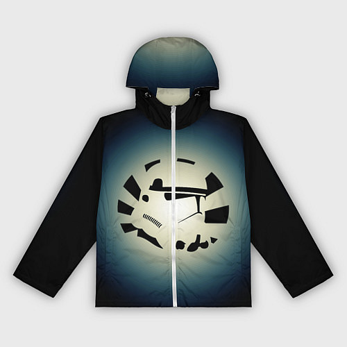 Женская ветровка Имперский штурмовик - градиент / 3D-Белый – фото 1