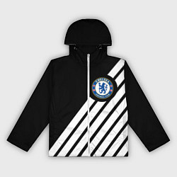 Ветровка с капюшоном женская Chelsea geometry sport, цвет: 3D-белый
