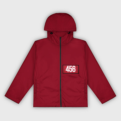Женская ветровка Игрок 456 Красная униформа / 3D-Черный – фото 1