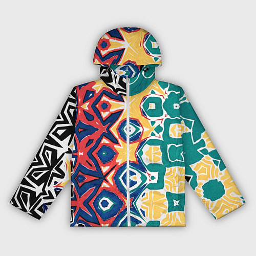 Женская ветровка Метаморфоза цвета и узора / 3D-Белый – фото 1