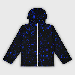 Ветровка с капюшоном женская Color blue khaki, цвет: 3D-белый