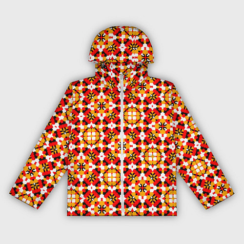 Женская ветровка Пестрый узорчатый паттерн / 3D-Белый – фото 1