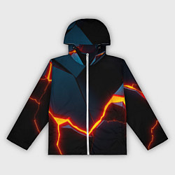 Ветровка с капюшоном женская Plate split, цвет: 3D-белый