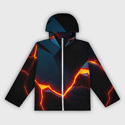 Женская ветровка Plate split / 3D-Белый – фото 1