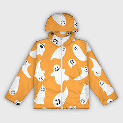 Ветровка с капюшоном женская Smiling ghosts, цвет: 3D-белый