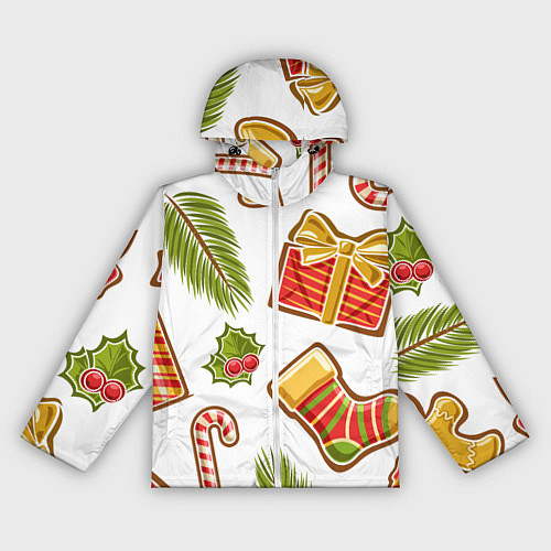 Женская ветровка Рождественский вайб / 3D-Белый – фото 1