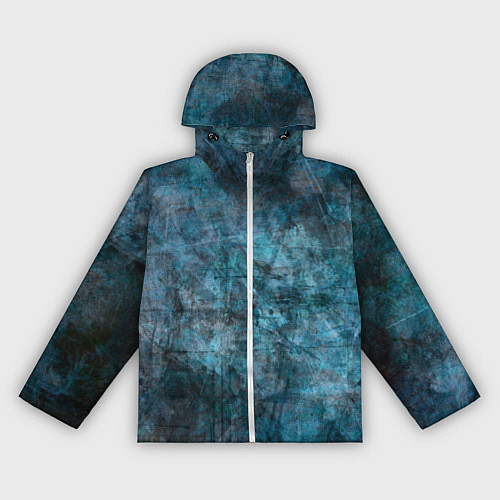 Женская ветровка Абстракция - dark blue / 3D-Белый – фото 1