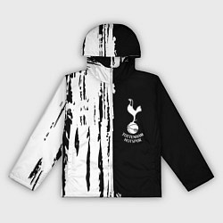 Ветровка с капюшоном женская Tottenham Hotspur белые краски, цвет: 3D-белый
