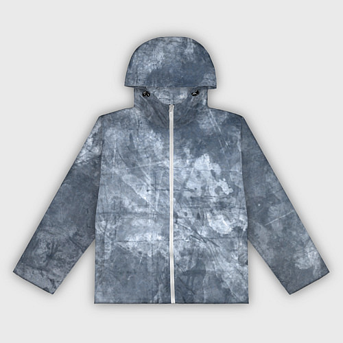 Женская ветровка Абстракция - gray-blue / 3D-Белый – фото 1