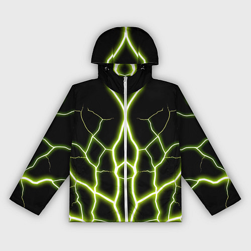 Женская ветровка Color green black / 3D-Белый – фото 1