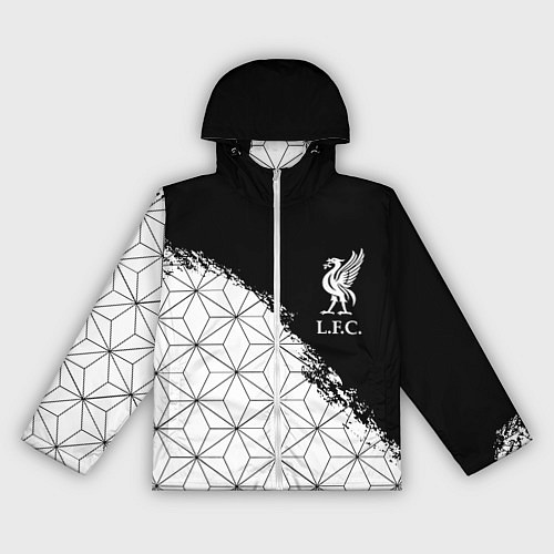 Женская ветровка Liverpool краски текстура геометрия / 3D-Белый – фото 1