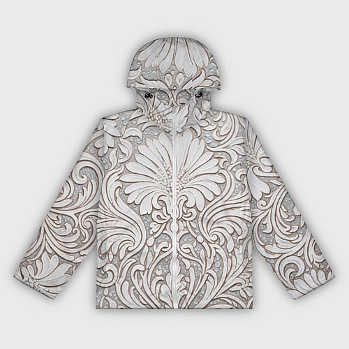 Женская ветровка Вензельные цветы / 3D-Белый – фото 1