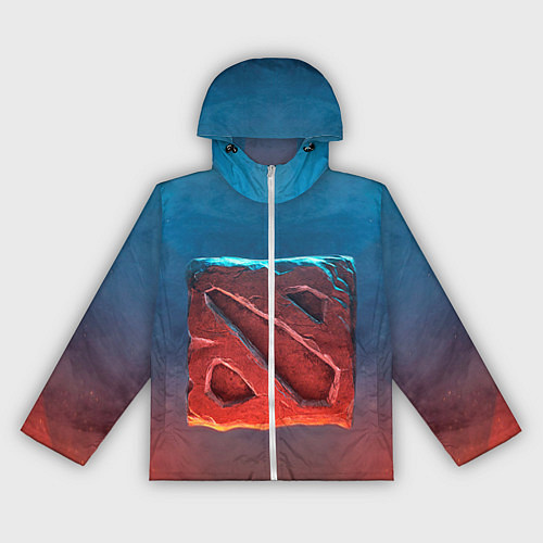 Женская ветровка Dota 2: Symbol / 3D-Белый – фото 1