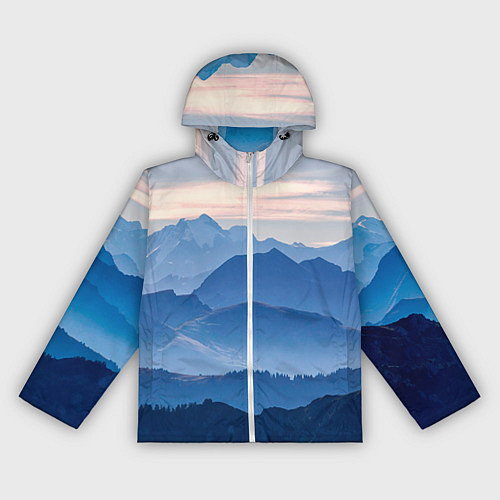 Женская ветровка Горы / 3D-Белый – фото 1