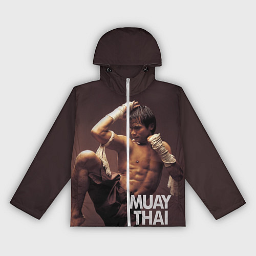 Женская ветровка Муай тай боец / 3D-Белый – фото 1