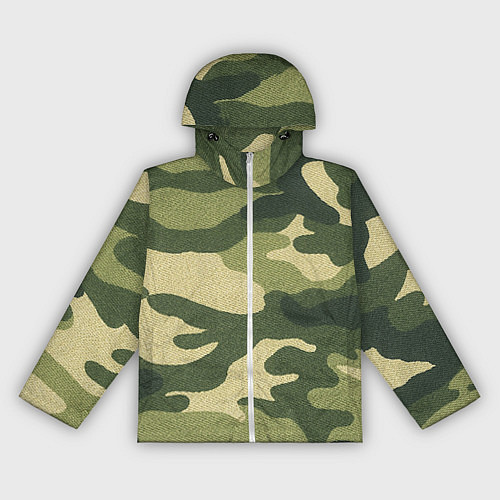 Женская ветровка Хаки / 3D-Белый – фото 1