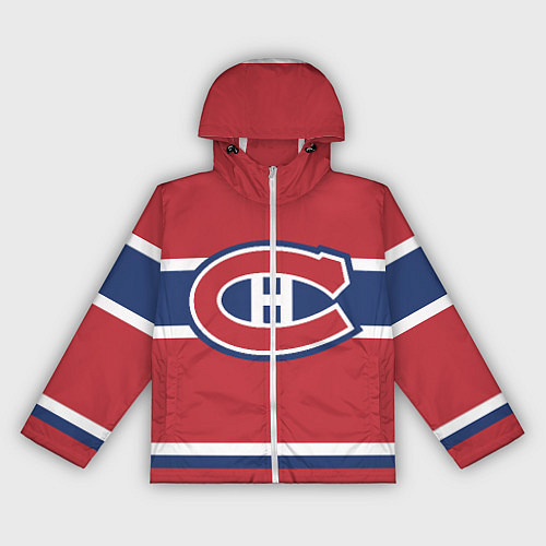 Женская ветровка Montreal Canadiens / 3D-Белый – фото 1