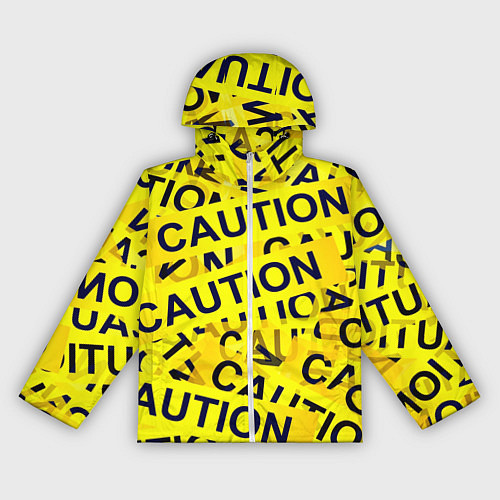 Женская ветровка Caution / 3D-Белый – фото 1