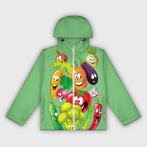 Женская ветровка Правильное питание / 3D-Белый – фото 1