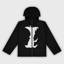 Ветровка с капюшоном женская Тетрадь смерти 5, цвет: 3D-черный